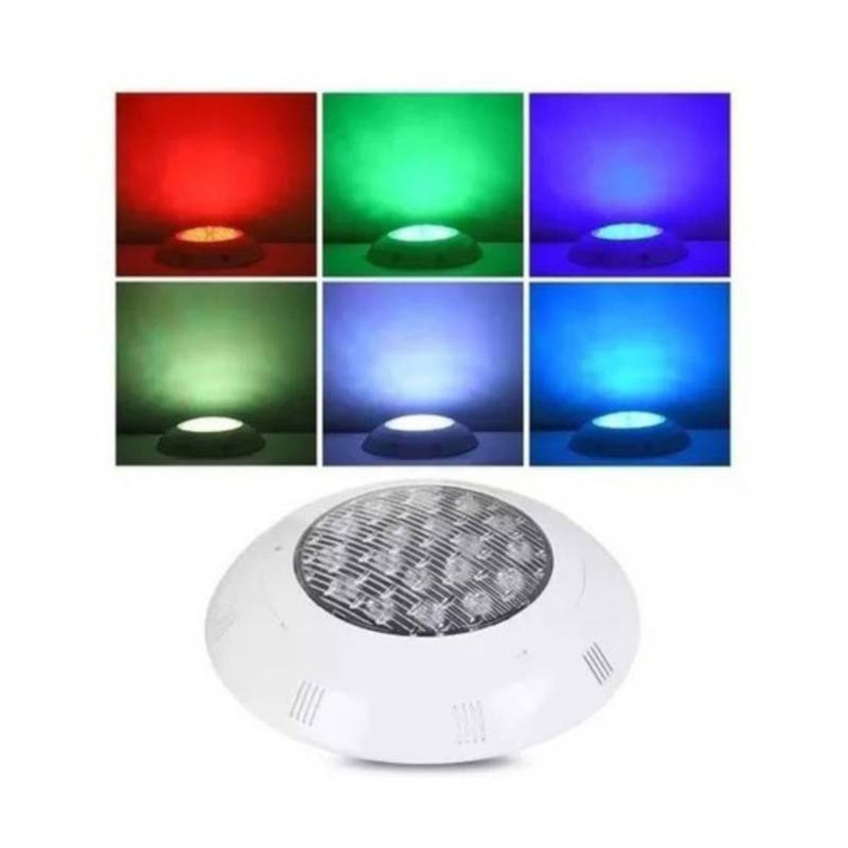 GENERICO - Foco Led Piscina Multicolor Rgb 18w 12v Cremoto Ip68