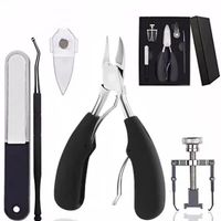 Kit Herramientas Uñas Encarnadas Set Pedicura Corta Uñas 5pz