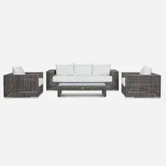 ROSEN - Living de Terraza Sunday Rattan 4 Piezas Beige