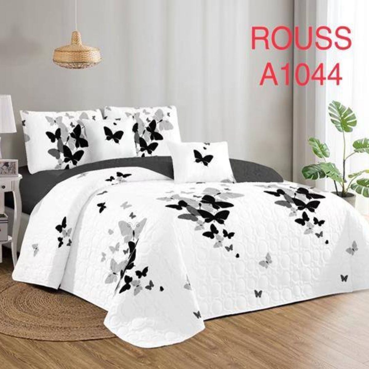 GENERICO - Cubrecama Quilt 1.5 Plaza Reversibles