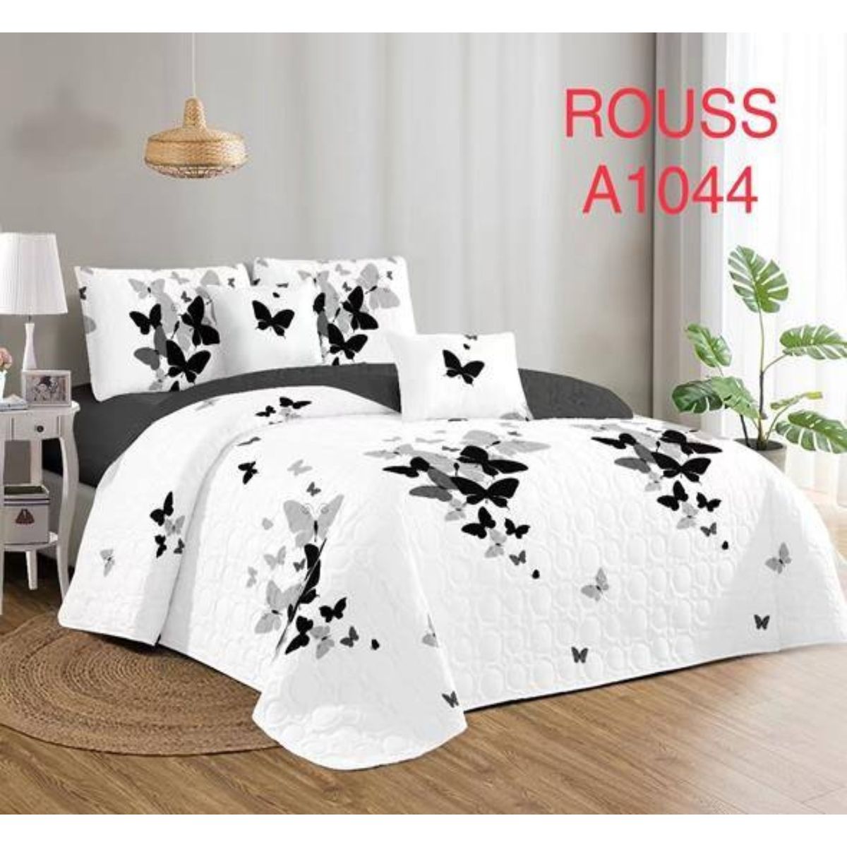 GENERICO - Cubrecama Quilt 1.5 Plaza Reversibles