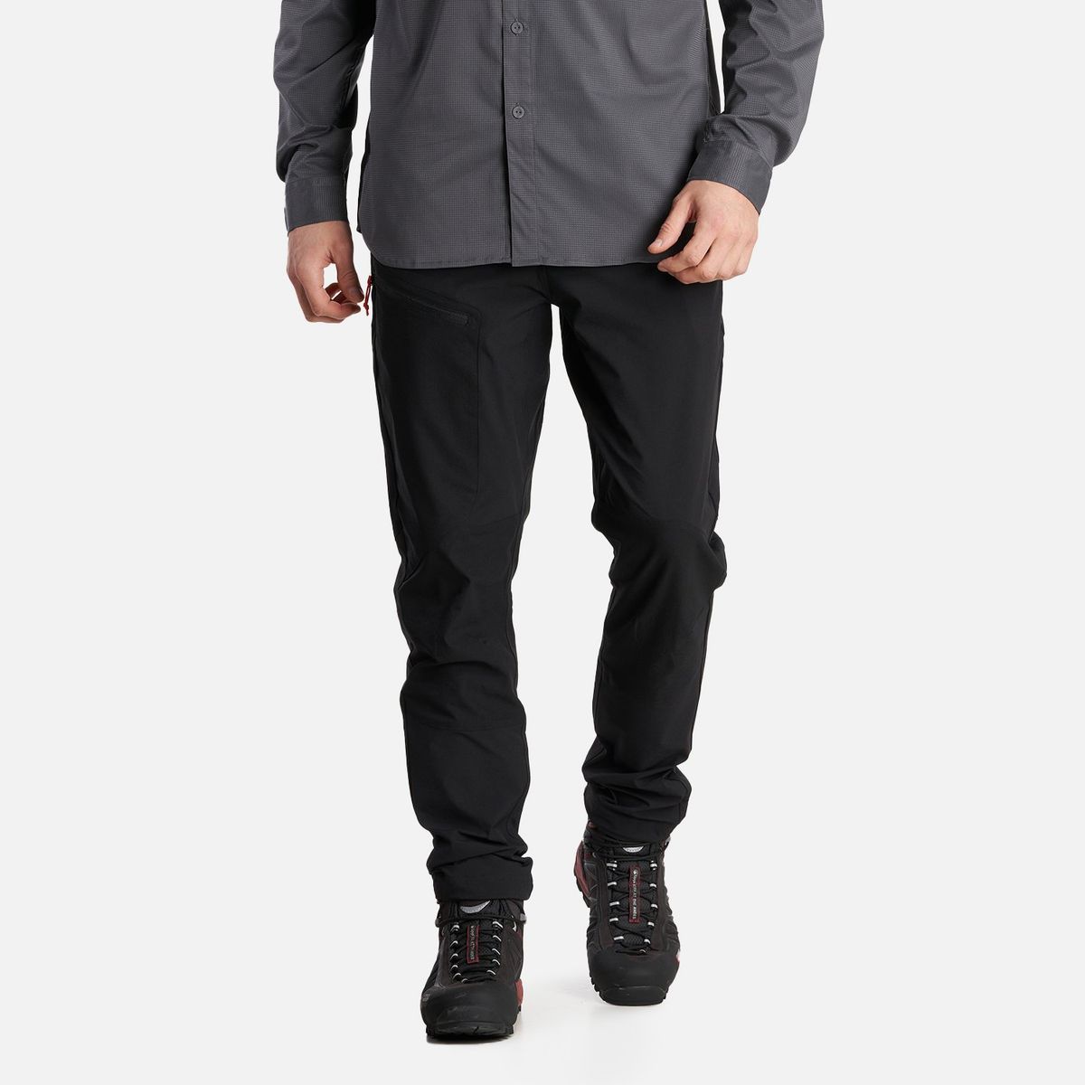 LIPPI - Pantalon Hombre Lennox Q-Dry Slim Fit Pants Negro Lippi