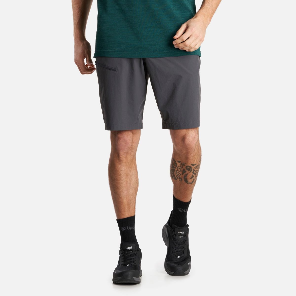 LIPPI - Short Hombre PureTrek Q-Dry Shorts Grafito Lippi