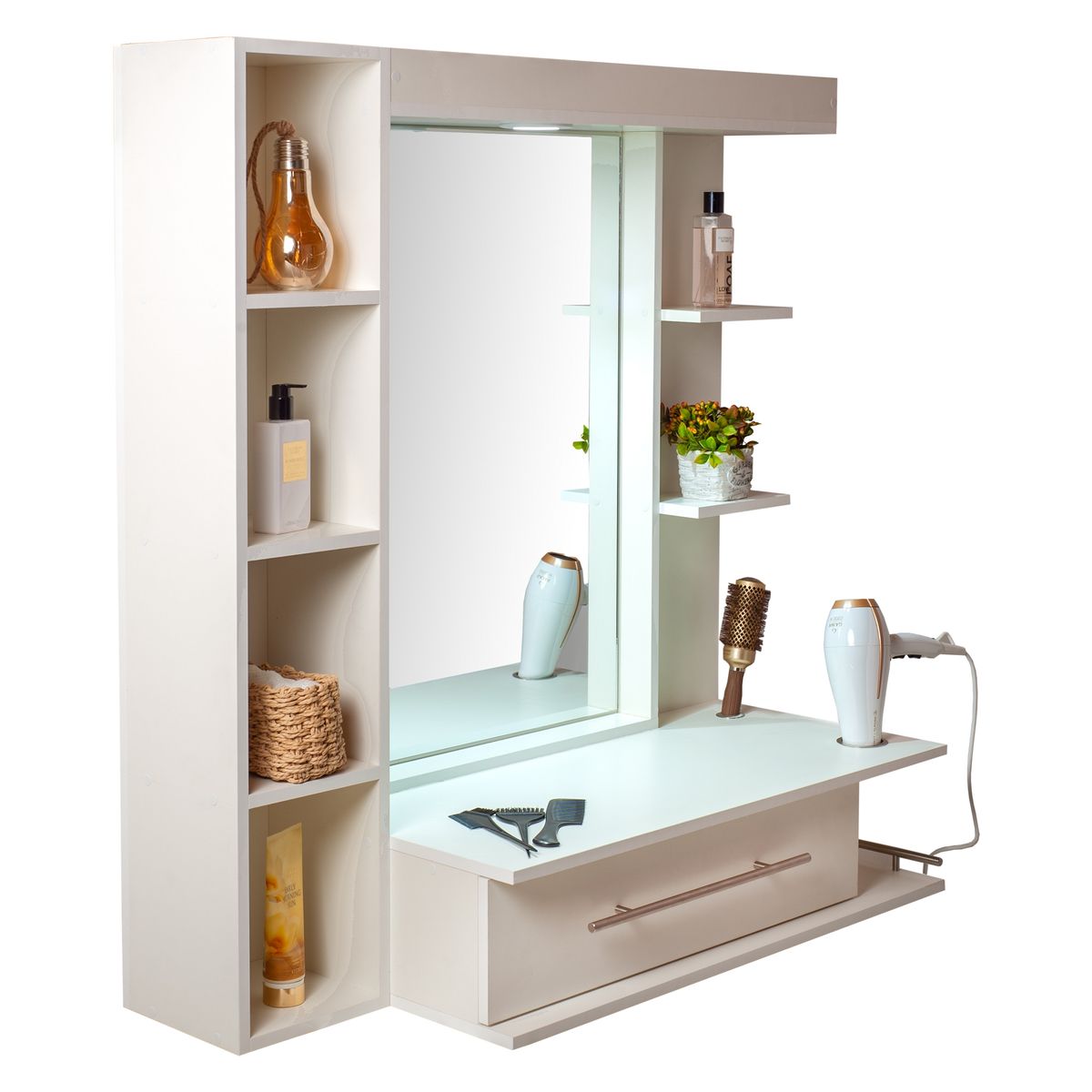 IMPOSALON - Estación de trabajo barberia mueble de peluqueria