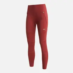 LIPPI - Calza Mujer PureTrek Q-Dry Leggings Burdeo