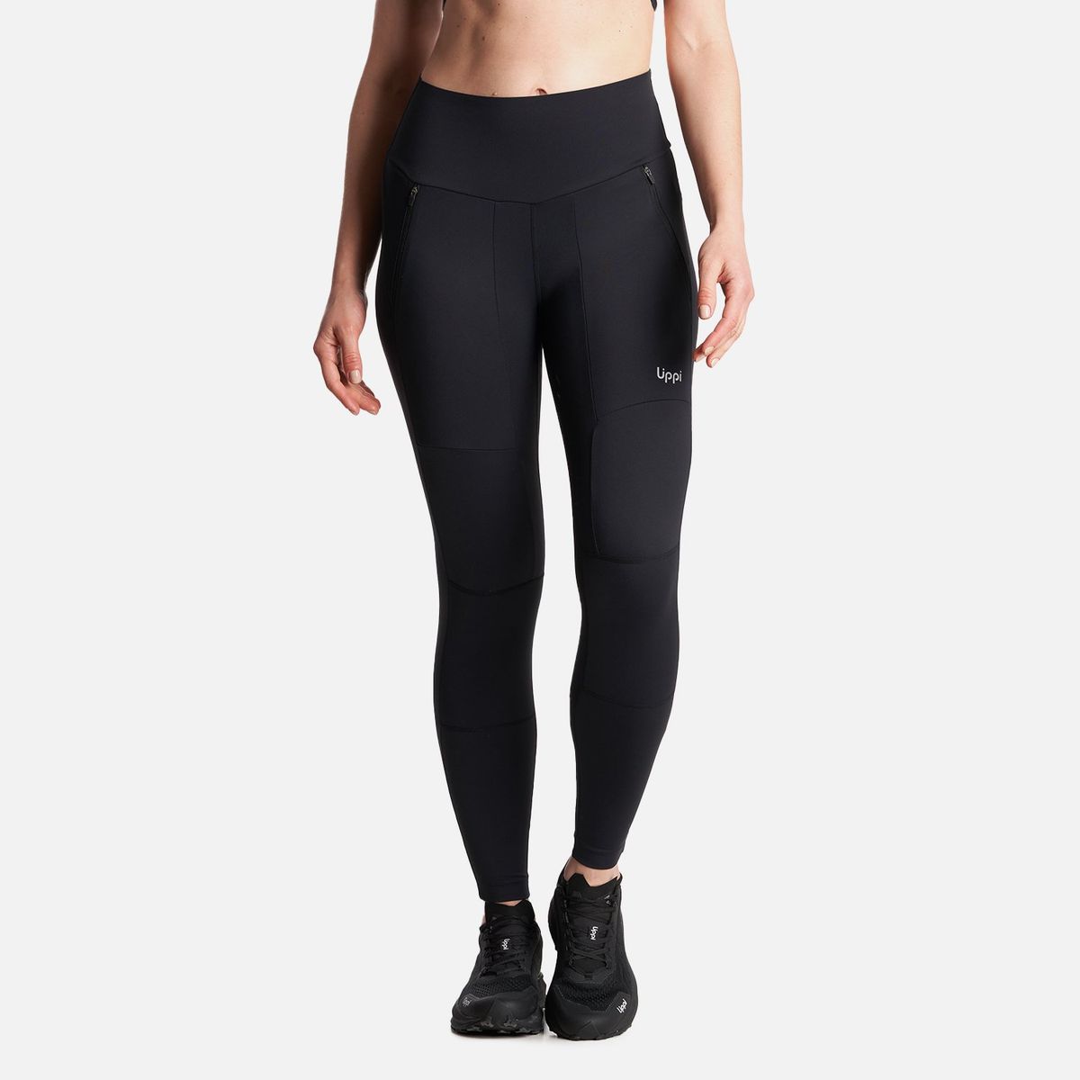 LIPPI - Calza Mujer  PureTrek Q-Dry Leggings Negro Lippi