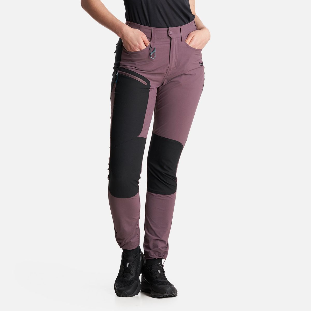 LIPPI - Pantalon Mujer  Lennox Q-Dry Slim Fit Pants Morado Lippi
