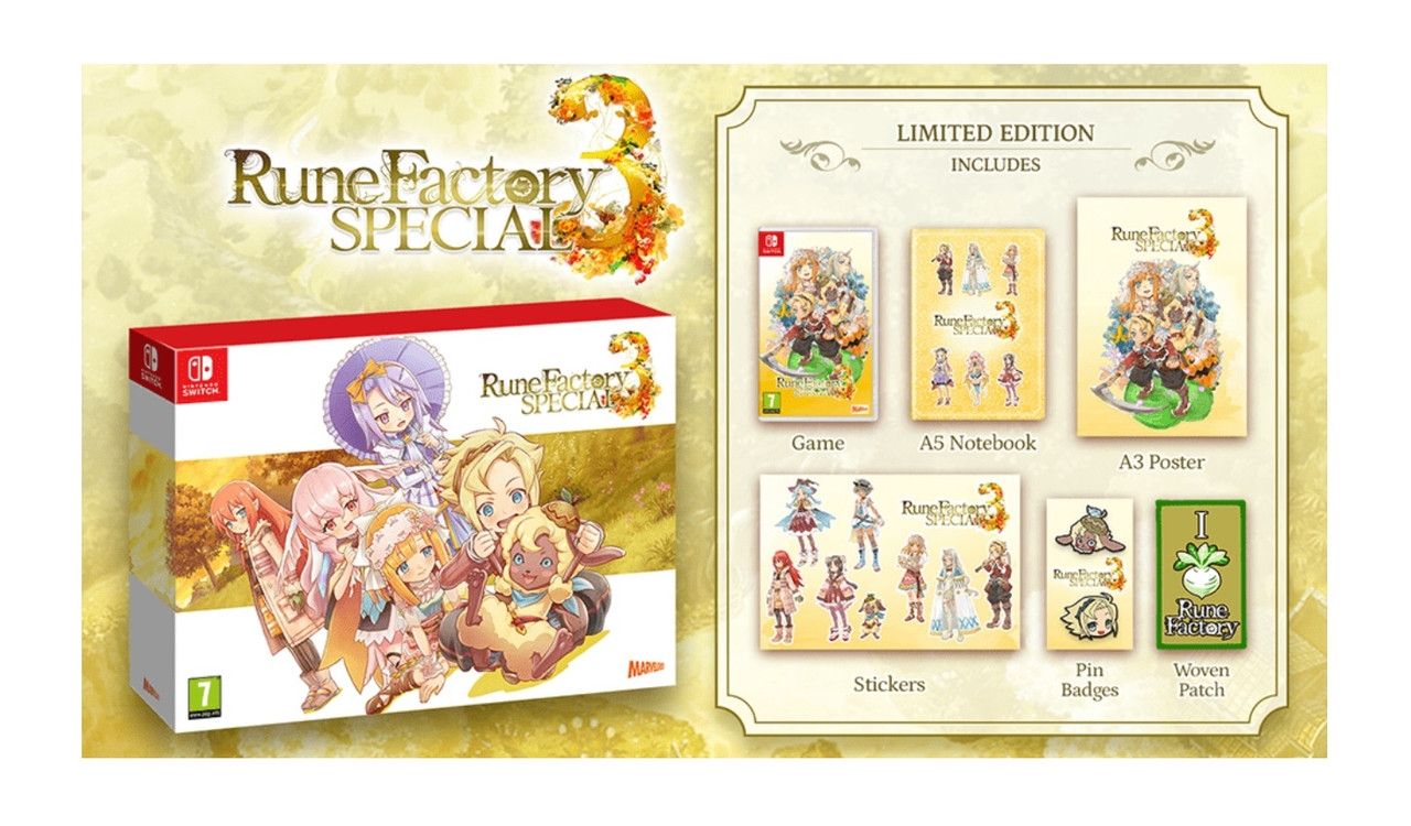 NINTENDO Rune Factory 3 Special Limited Ed- Switch Físico - Sniper
