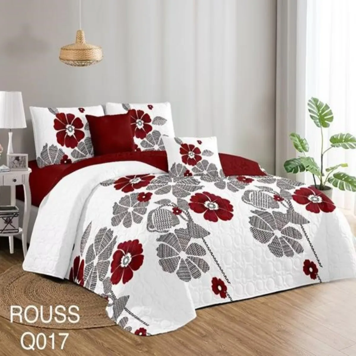 GENERICO - Cubrecama Quilt 2 Plaza Reversibles