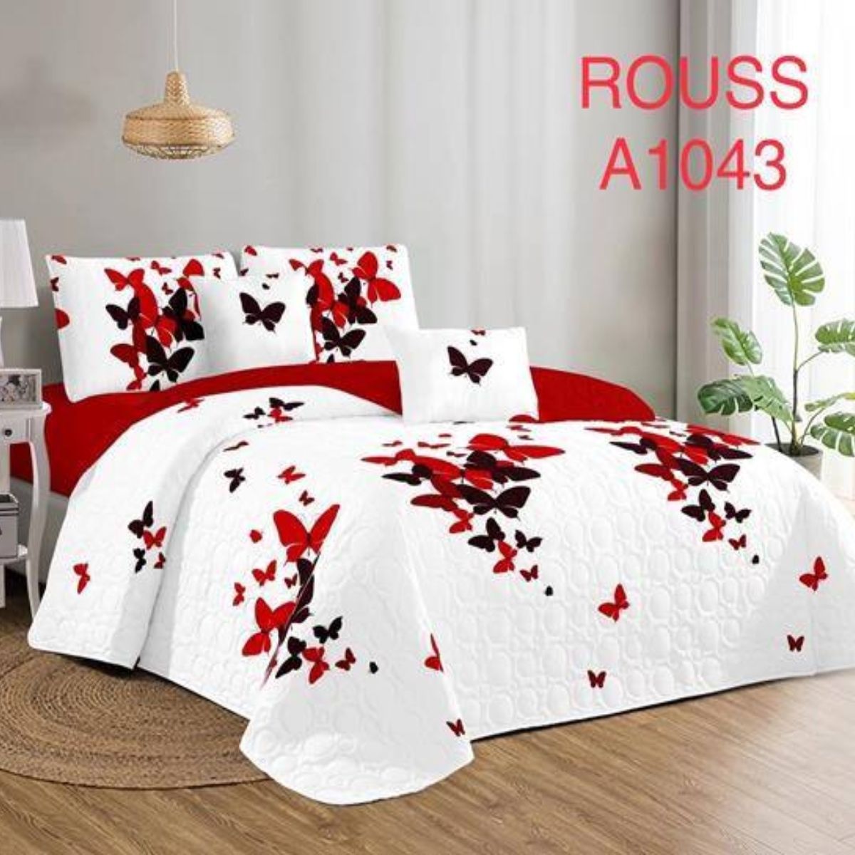 GENERICO - Cubrecama Quilt 1.5 Plaza Reversibles