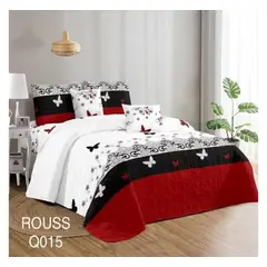 GENERICO - Cubrecama Quilt 1.5 Plaza Reversibles