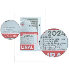 GENERICO - Agenda Taco Calendario Escritorio 2024 - Calendario Ural