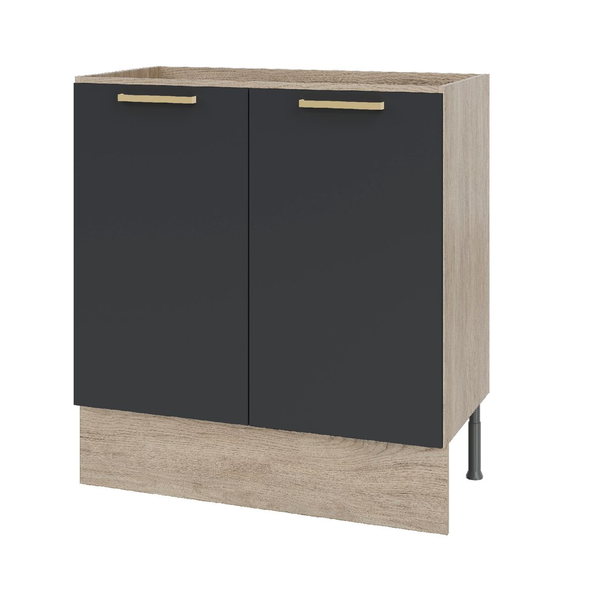 ARROW - Mueble base sin cubierta 100x84x51 cm grafito