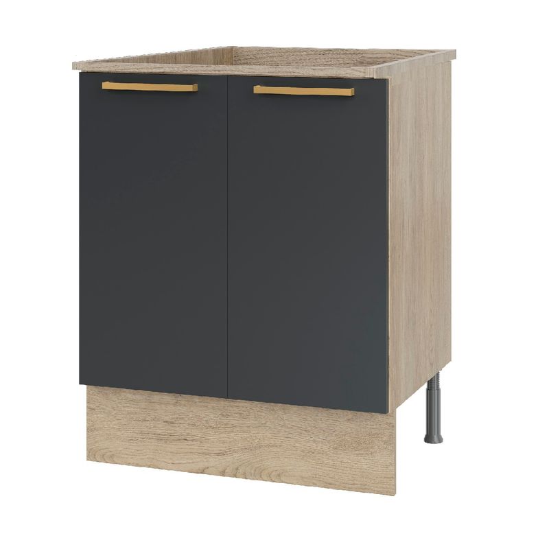 ARROW - Mueble base sin cubierta 80x84x51 cm grafito