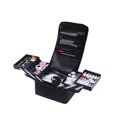 GENERICO - Maleta de mano para Manicure ó Maquillaje color Negro