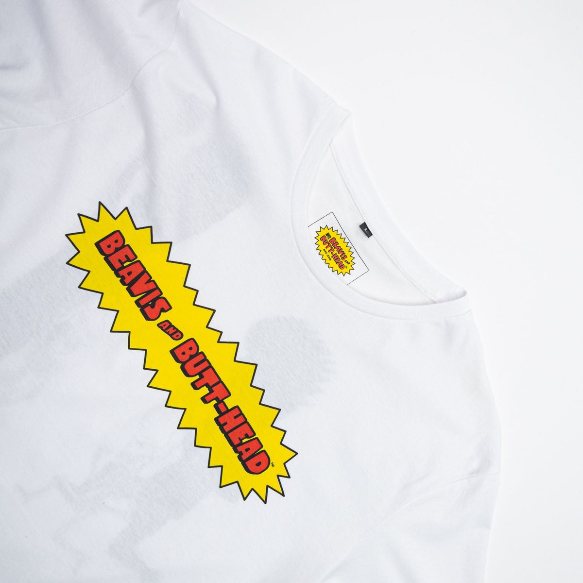 MTV - Polera Hombre YOU Beavis And Butt-Head Rock Blanco