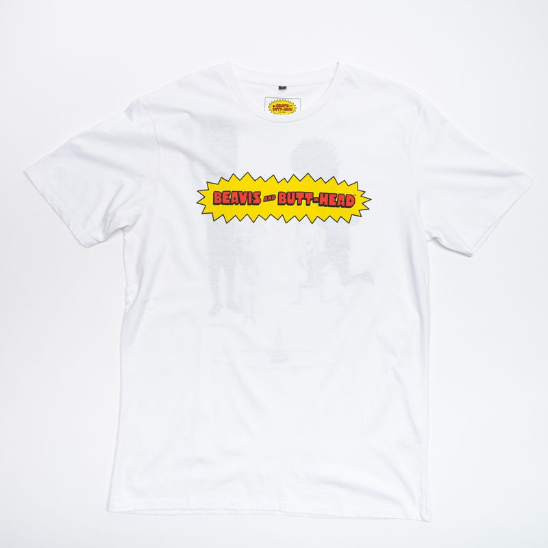 MTV - Polera Hombre YOU Beavis And Butt-Head Rock Blanco