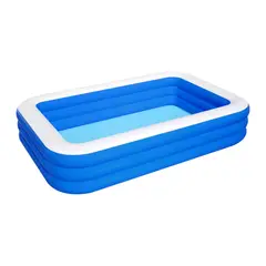 VIDITA - Piscina Inflable Rectangular con Inflador 150x105x50cm