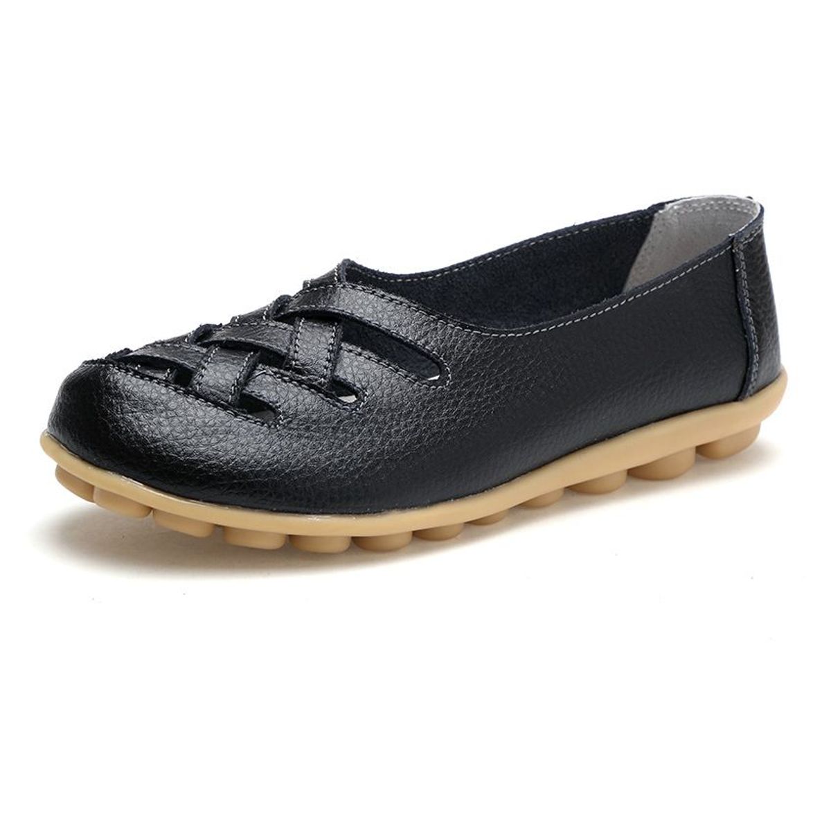 XHCY - Zapatos Planos De Mujer Con Suela De Tendón De Vacuno