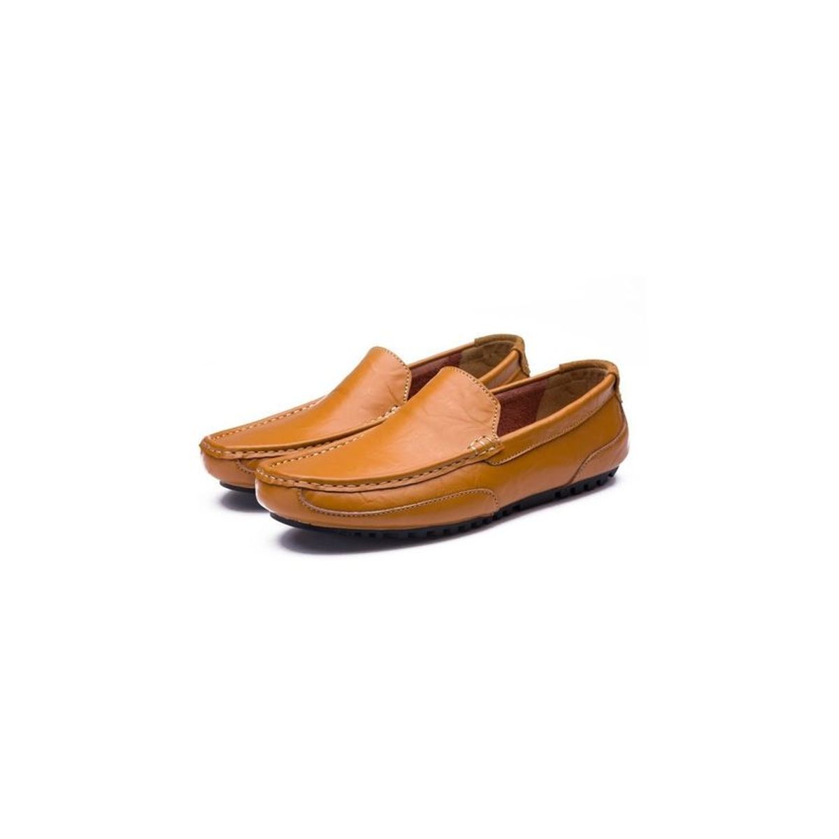 XHCY - Mocasines De Piel De Vaca Para Hombre Cómodos Mocasines
