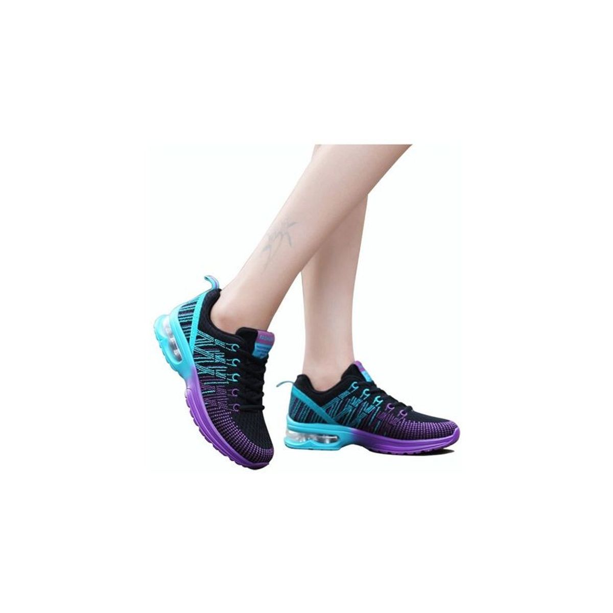 XHCY - Zapatillas Tenis De Mujer Con Cordones De Colchón De Aire