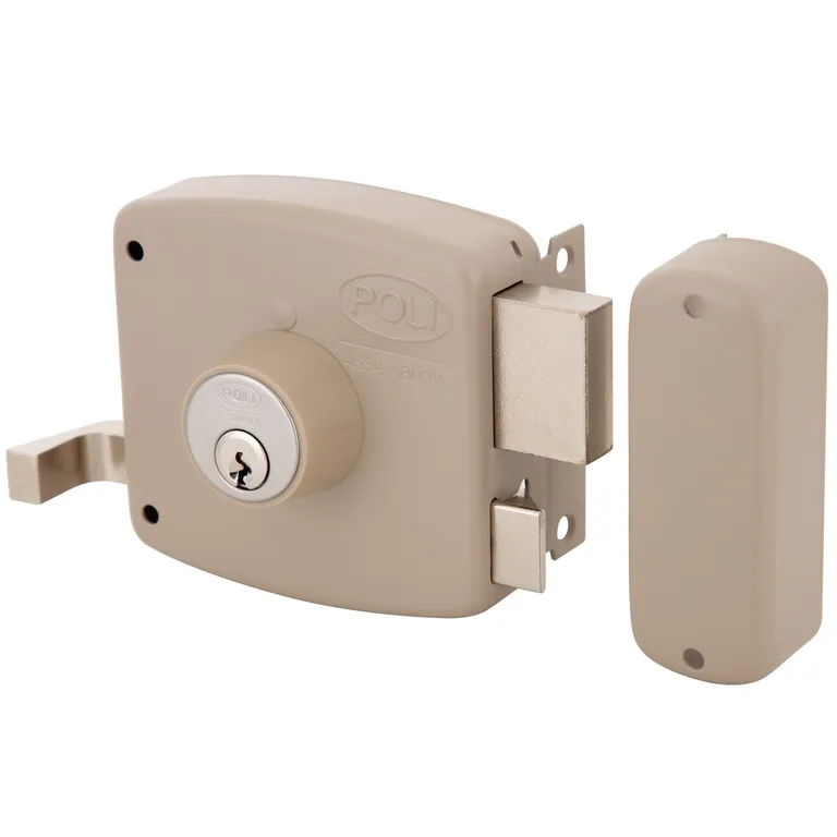 Cerradura Sobreponer Mecanica Poli1994 Puerta Acceso