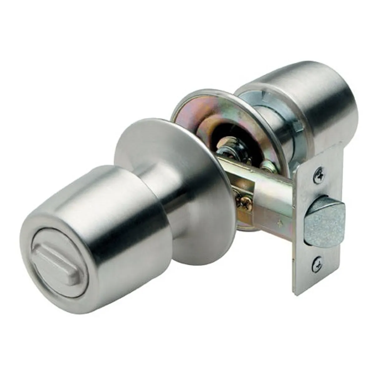 POLI - Cerradura Tubular Pomo Poli Urbano Baño/Dormitorio