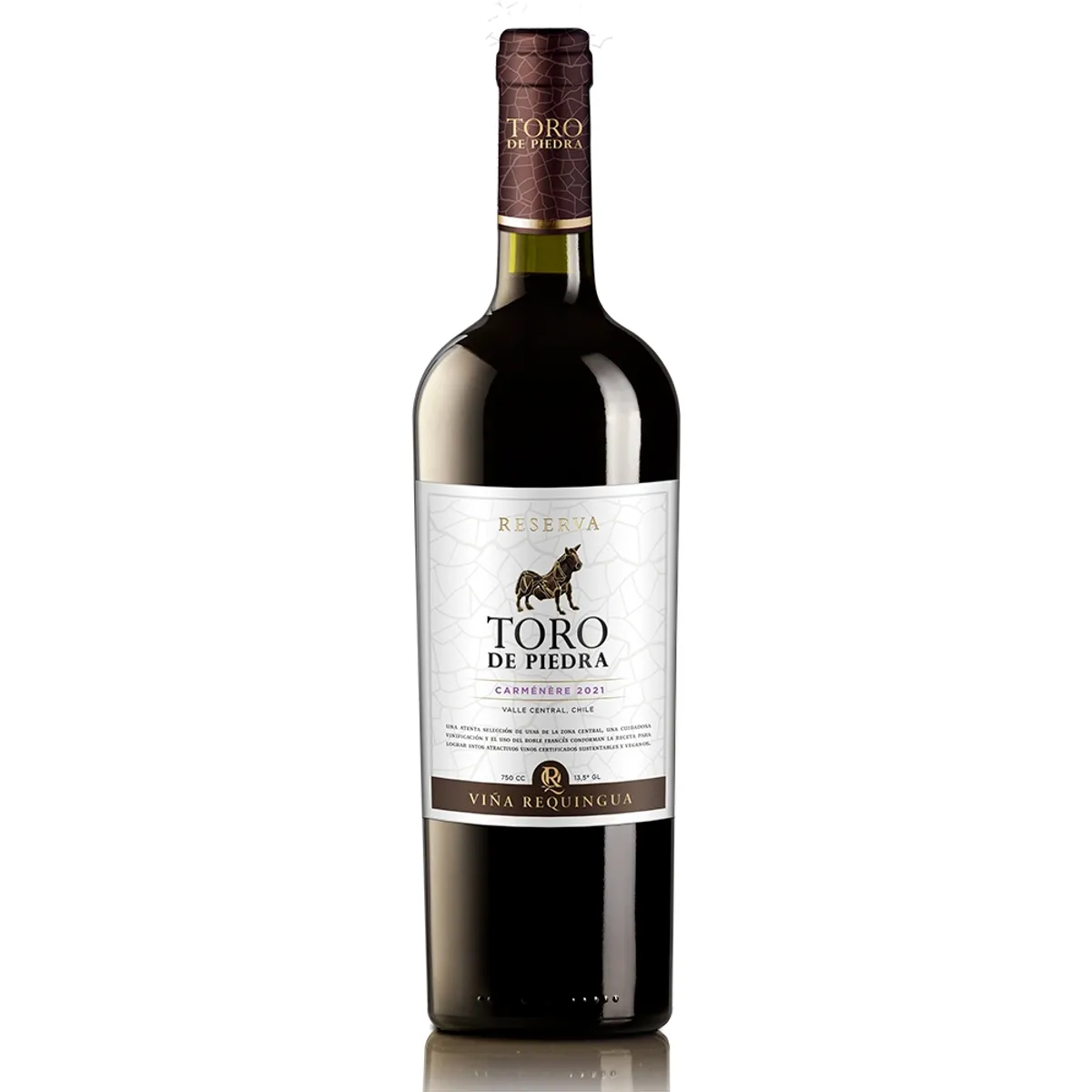 TORO DE PIEDRA - Vino Toro de Piedra Reserva Carmenere 14,5° 750cc