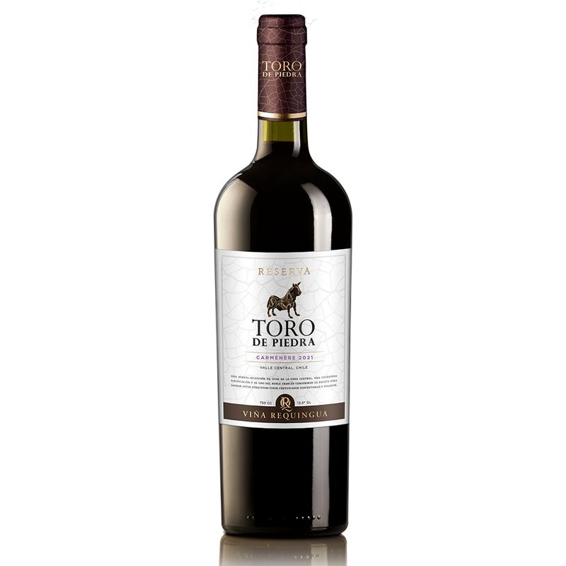 TORO DE PIEDRA - Vino Toro de Piedra Reserva Carmenere 14,5° 750cc