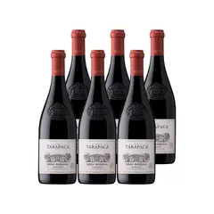 TARAPACA - 6x Vino Tarapacá Gran Reserva Carmenere 14° 750cc