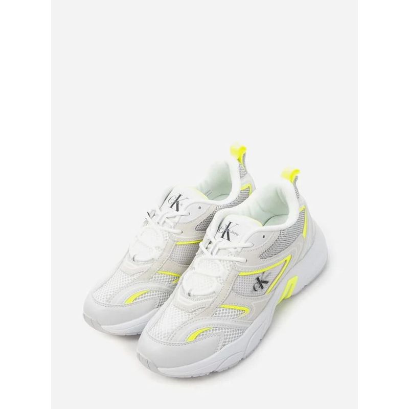 CALVIN KLEIN - Zapatilla Retro Tennis Su-Mesh Blanco Calvin Klein