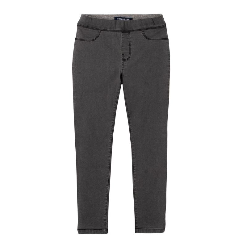 CALVIN KLEIN - Jeans Logo Waist Negro Calvin Klein