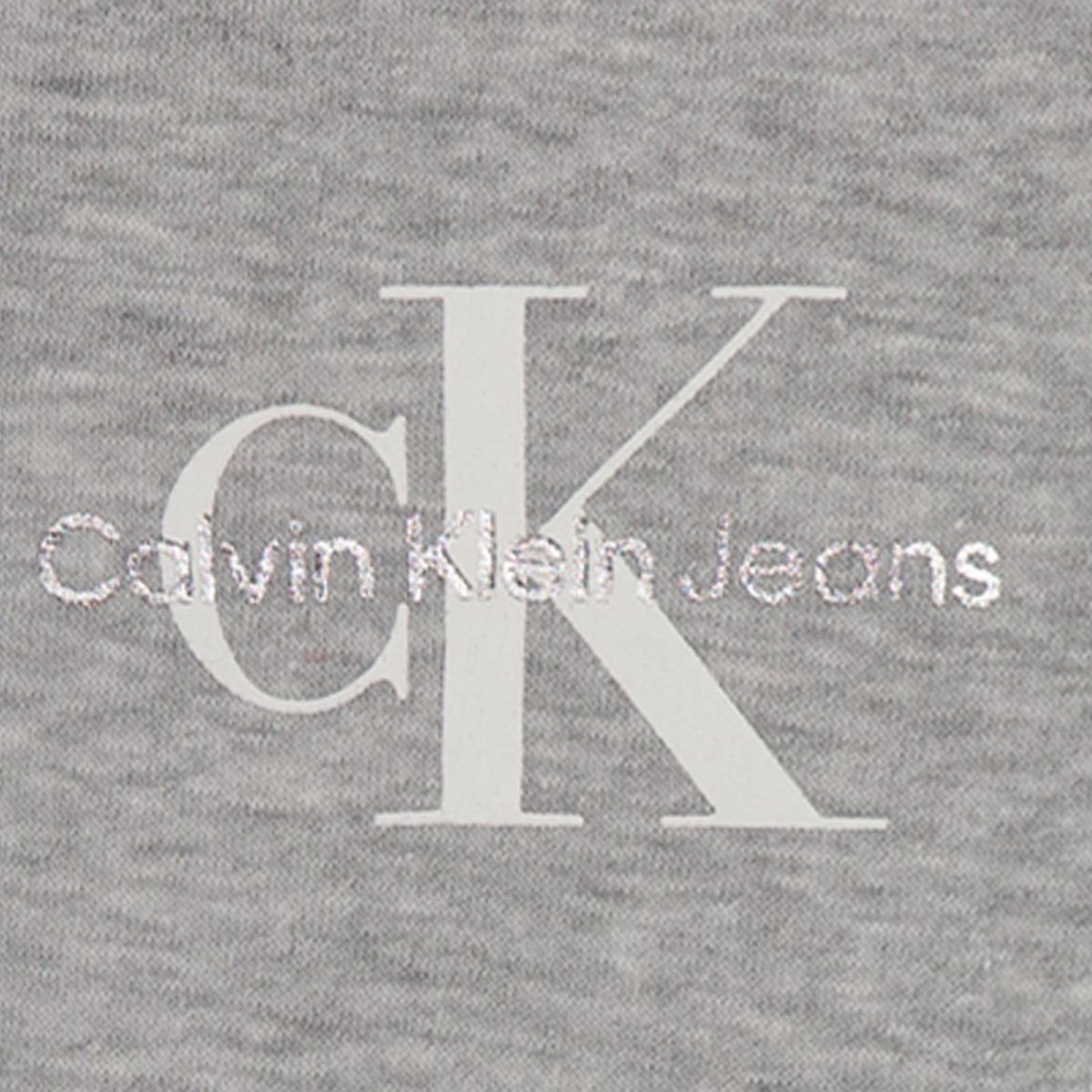 CALVIN KLEIN - Jogger Monogram Niña Logo Gris Calvin Klein
