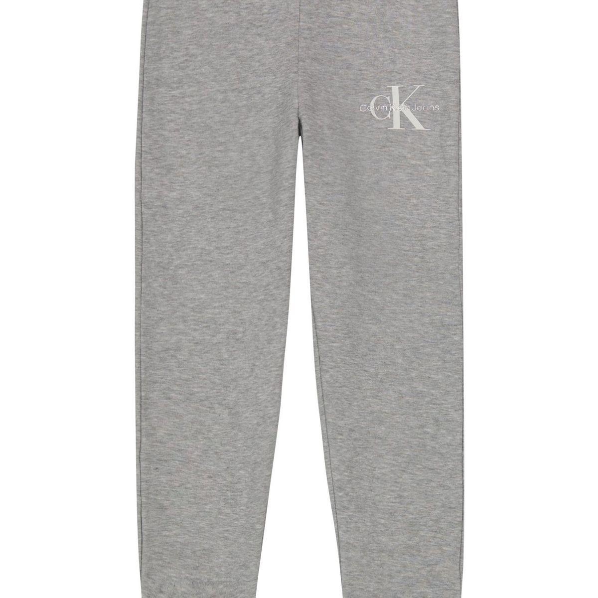 CALVIN KLEIN - Jogger Monogram Niña Logo Gris Calvin Klein