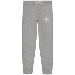 CALVIN KLEIN - Jogger Monogram Logo Gris