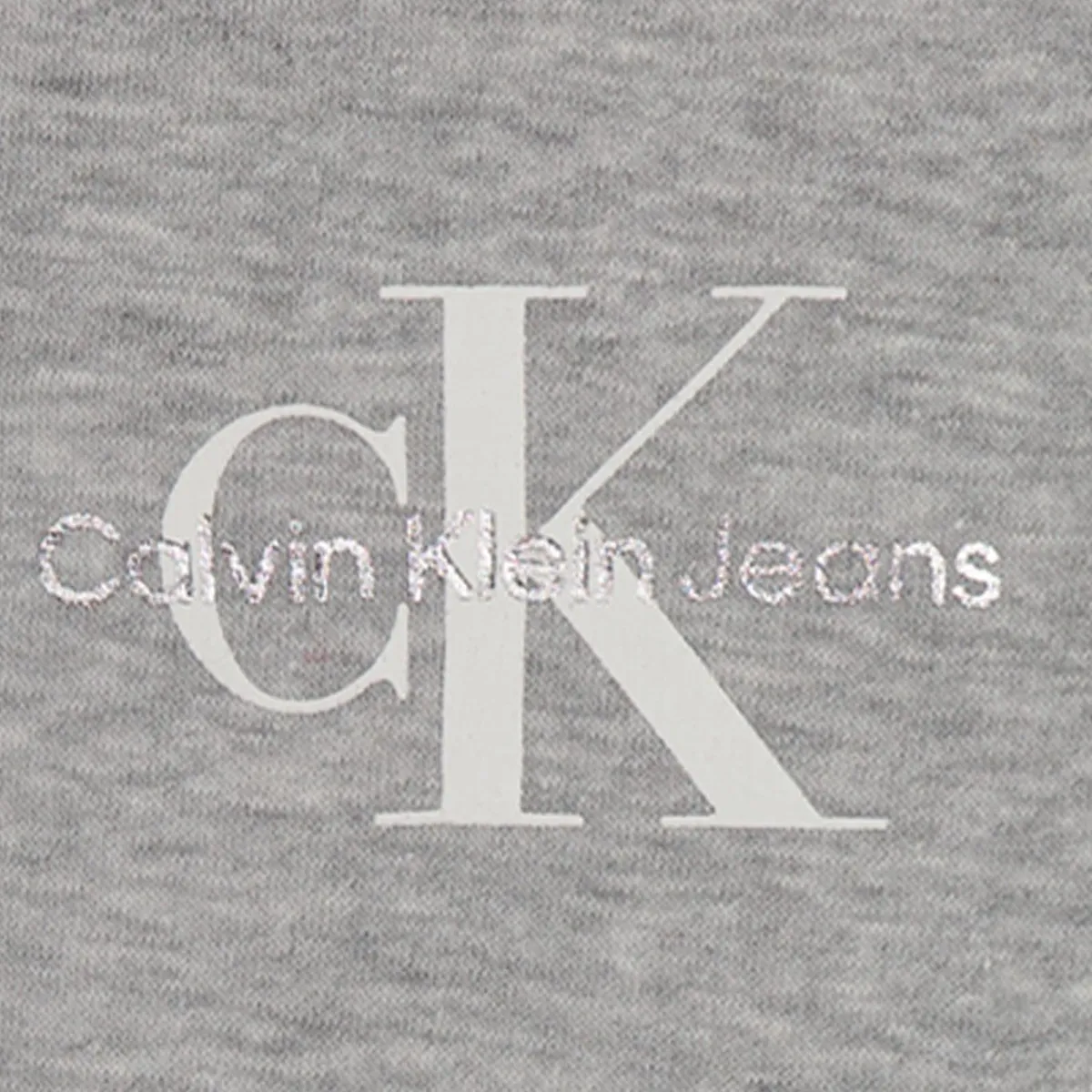 CALVIN KLEIN - Jogger Monogram Niña Logo Gris Calvin Klein