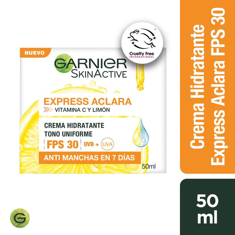 LOREAL PARIS - Crema Express Aclara Spf 30 Anti-Manchas.