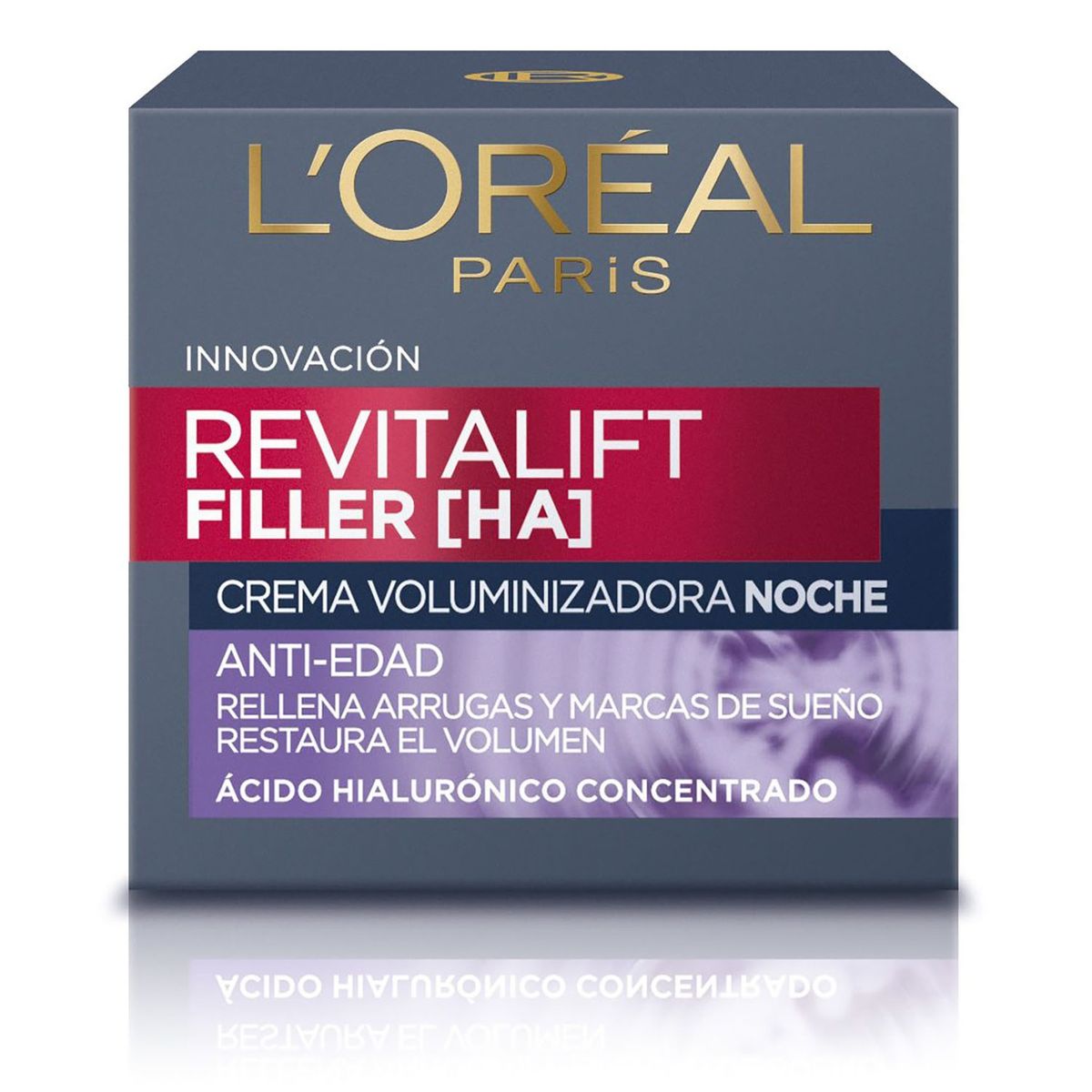 LOREAL PARIS - Crema Facial Noche Anti-Arrugas Filler Loreal Paris.