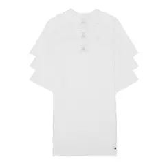 TOMMY HILFIGER - Pack De 3 Camisetas C-Neck Blanco Hombre
