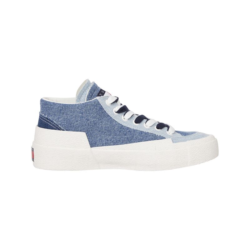 TOMMY HILFIGER - Zapatillas Denim Con Logo Azul Tommy Hilfiger