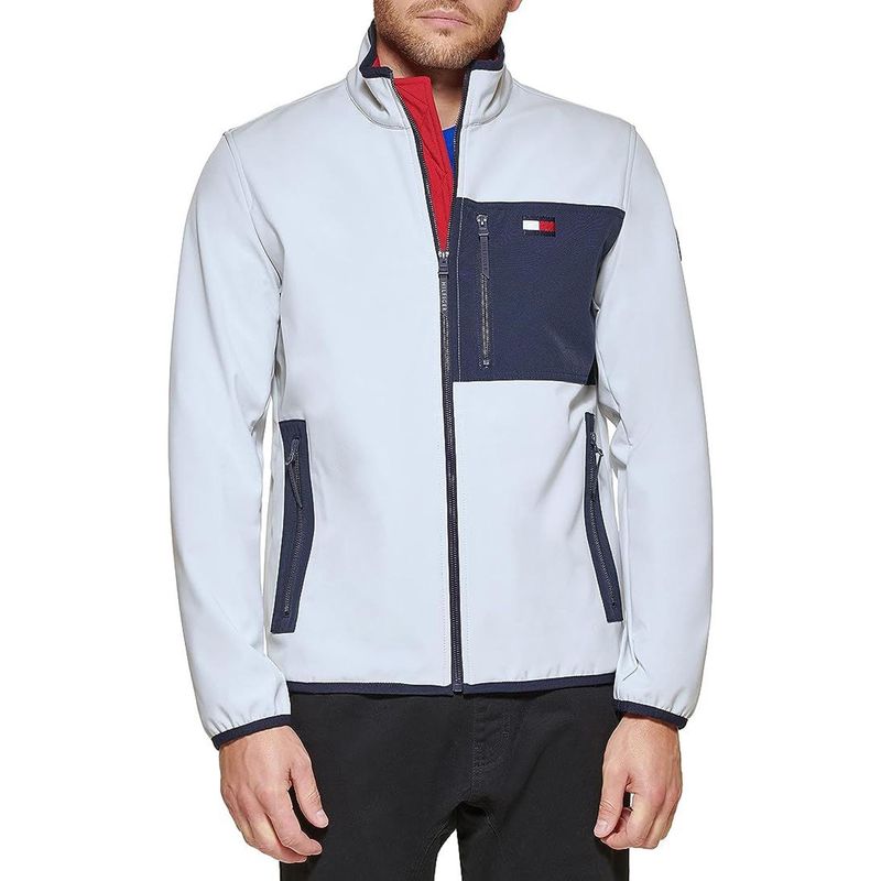 TOMMY HILFIGER - Chaqueta Softshell Classic Blanco Hombre