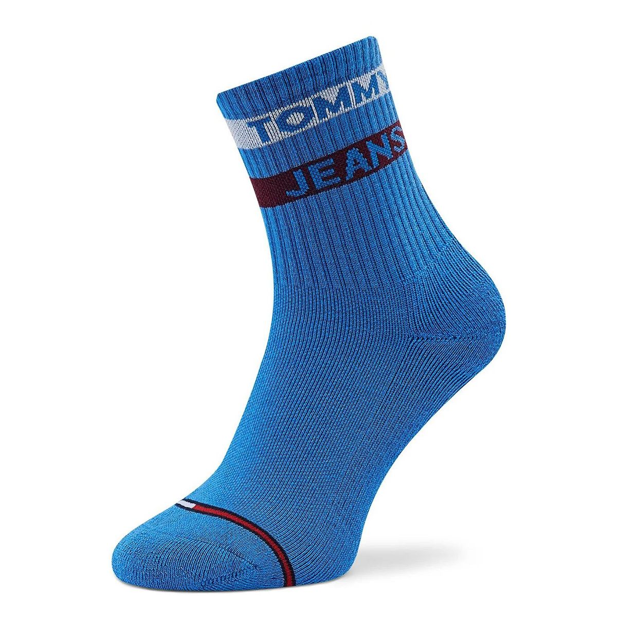 TOMMY HILFIGER - Calcetines Unisex Cortos Rayados Azul Hombre