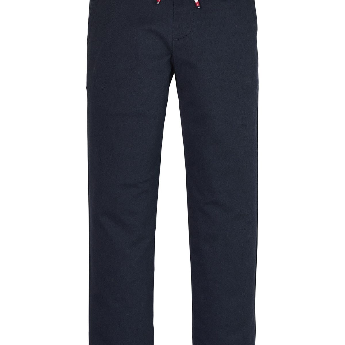 TOMMY HILFIGER - Pantalón Con Cordón Y Logo Azul Niño