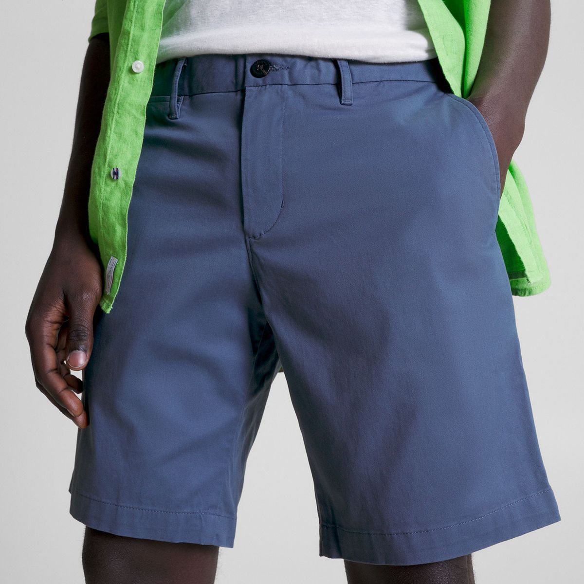 TOMMY HILFIGER - Short Essential 1895 De Algodón Azul Tommy Hilfiger