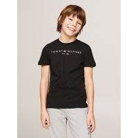 Polera Kids Essential Logo C-Neck Negro