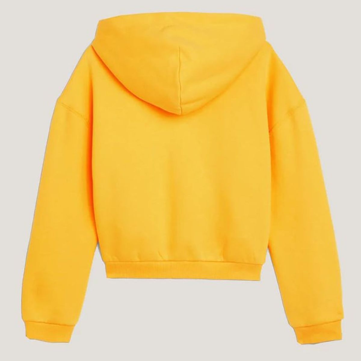 TOMMY HILFIGER - Polerón Hoodie Con Logo Varsity Amarillo Niña