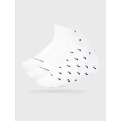 TOMMY HILFIGER - Pack De 3 Pares De Calcetines Sport Cortos Blanco