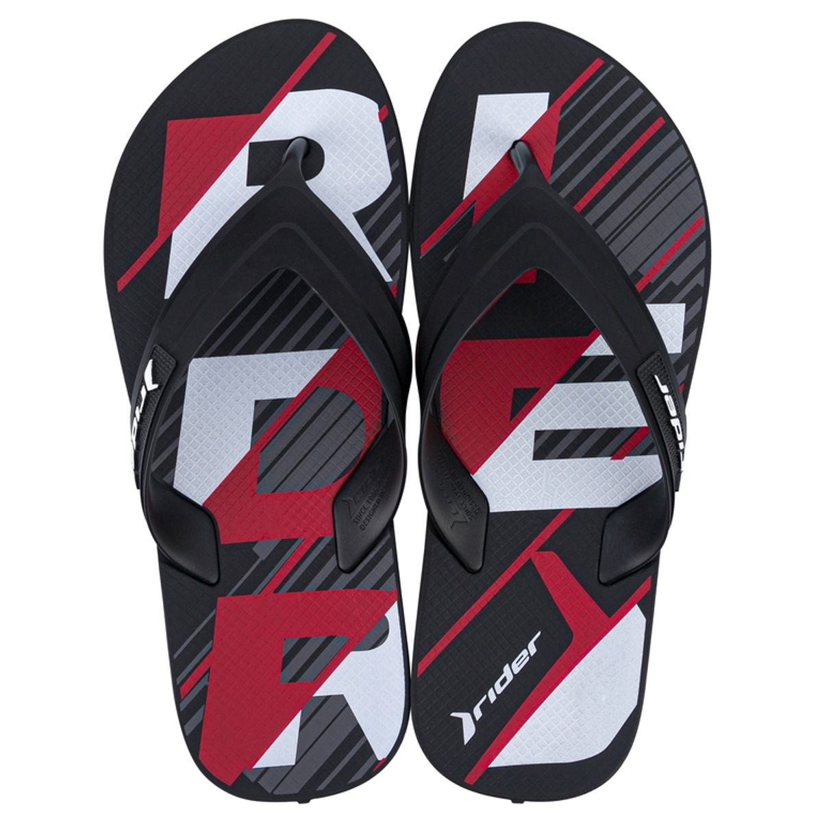 RIDER - Sandalia Hombre Negro  Graphics Rider