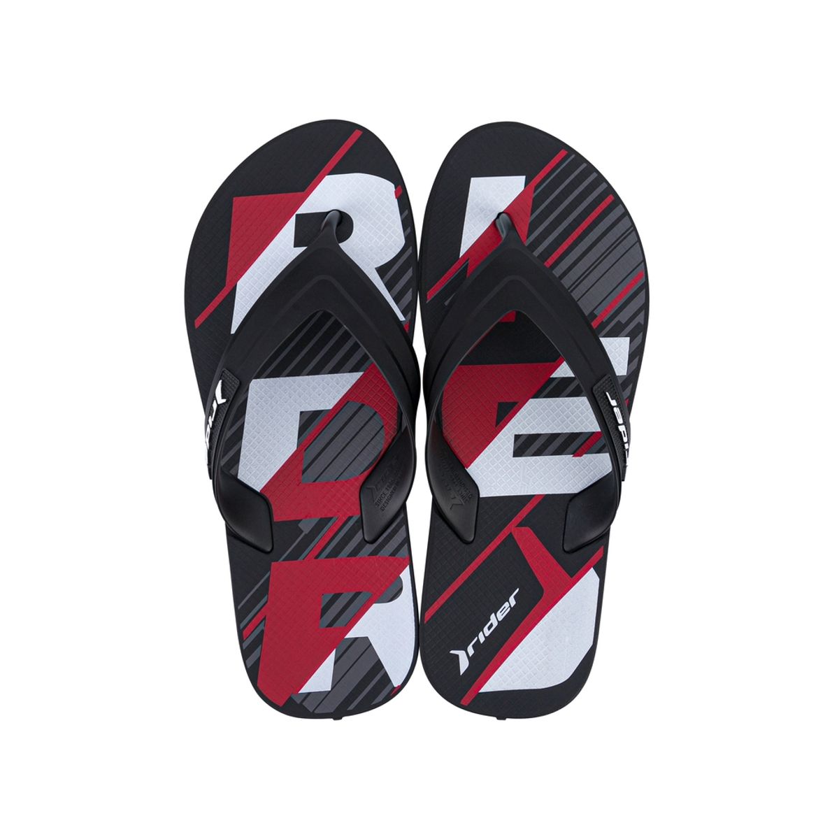 RIDER - Sandalia Hombre Negro  Graphics Rider