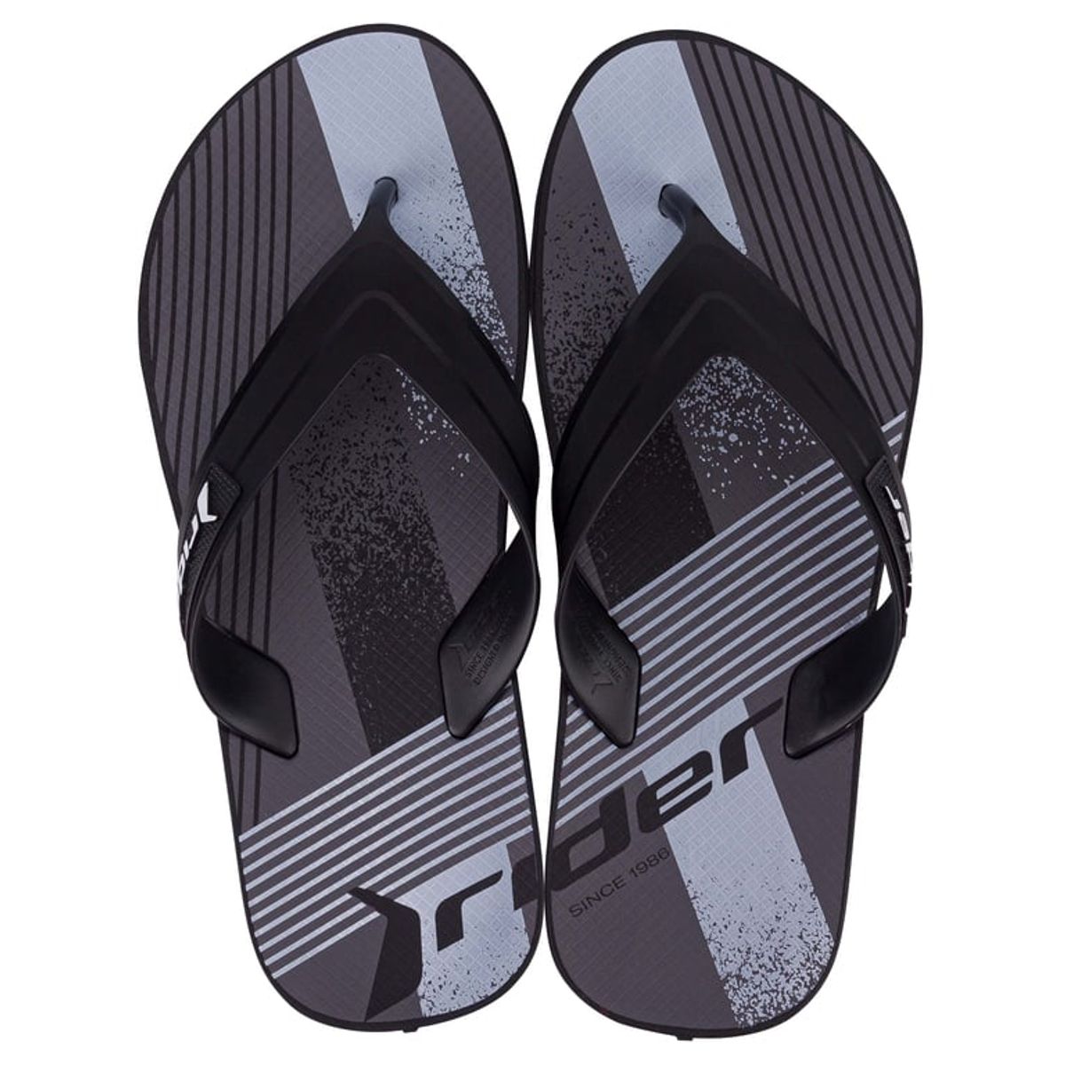 RIDER - Sandalia Hombre Negro/Blanco Graphics Rider